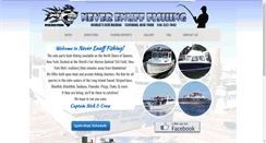 Desktop Screenshot of neverenufffishing.com